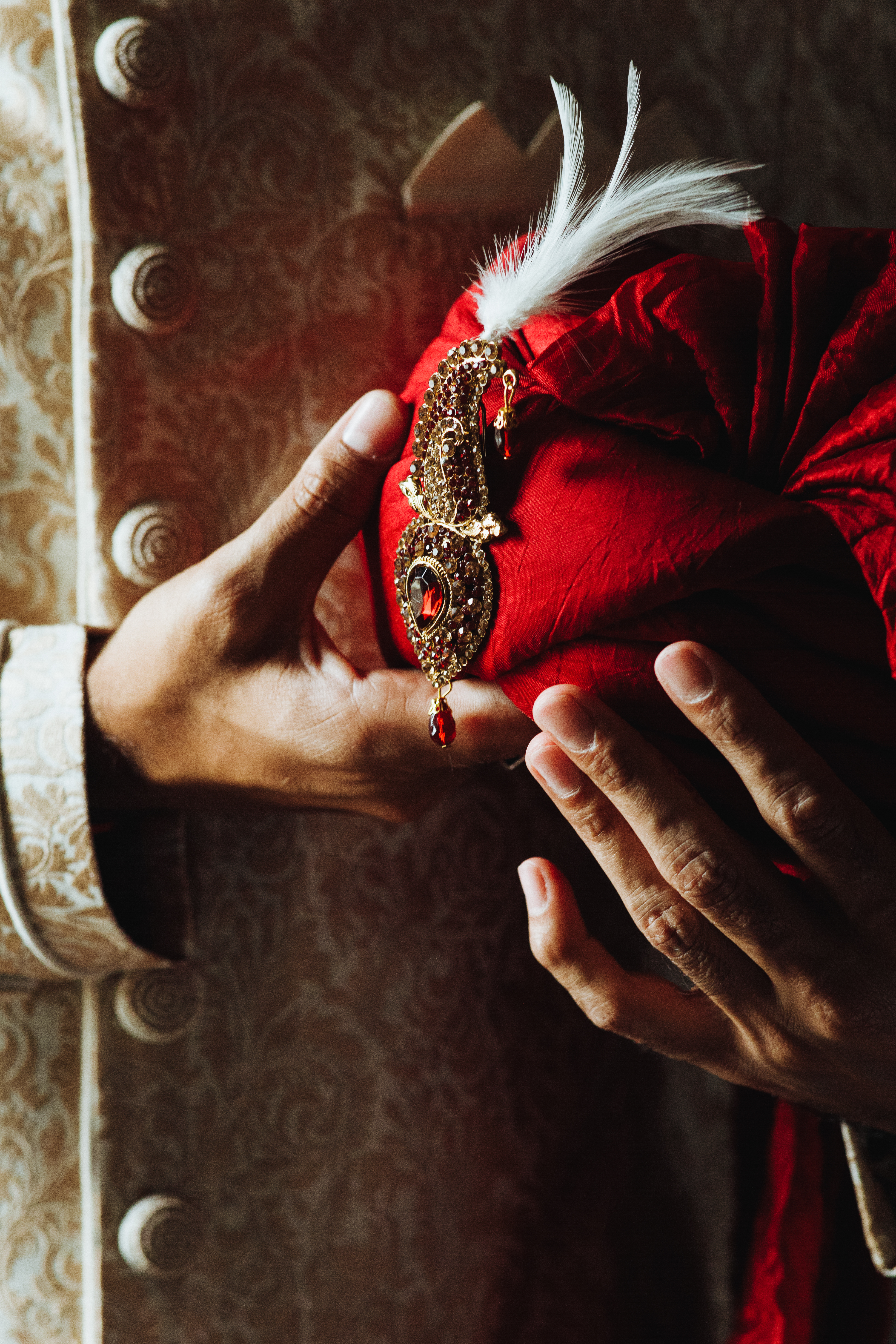 Bride and groom portrait